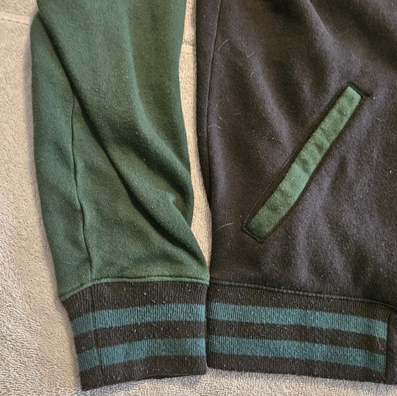 Harry Potter Slytherin Green & Black Varsity Hoodie Small - Picture 7 of 13